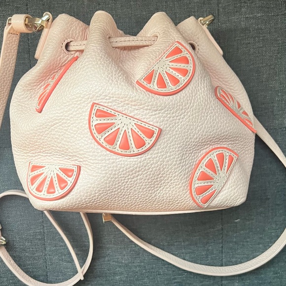 Kate Spade Grapefruit Mini Bucket Purse - Picture 5 of 6